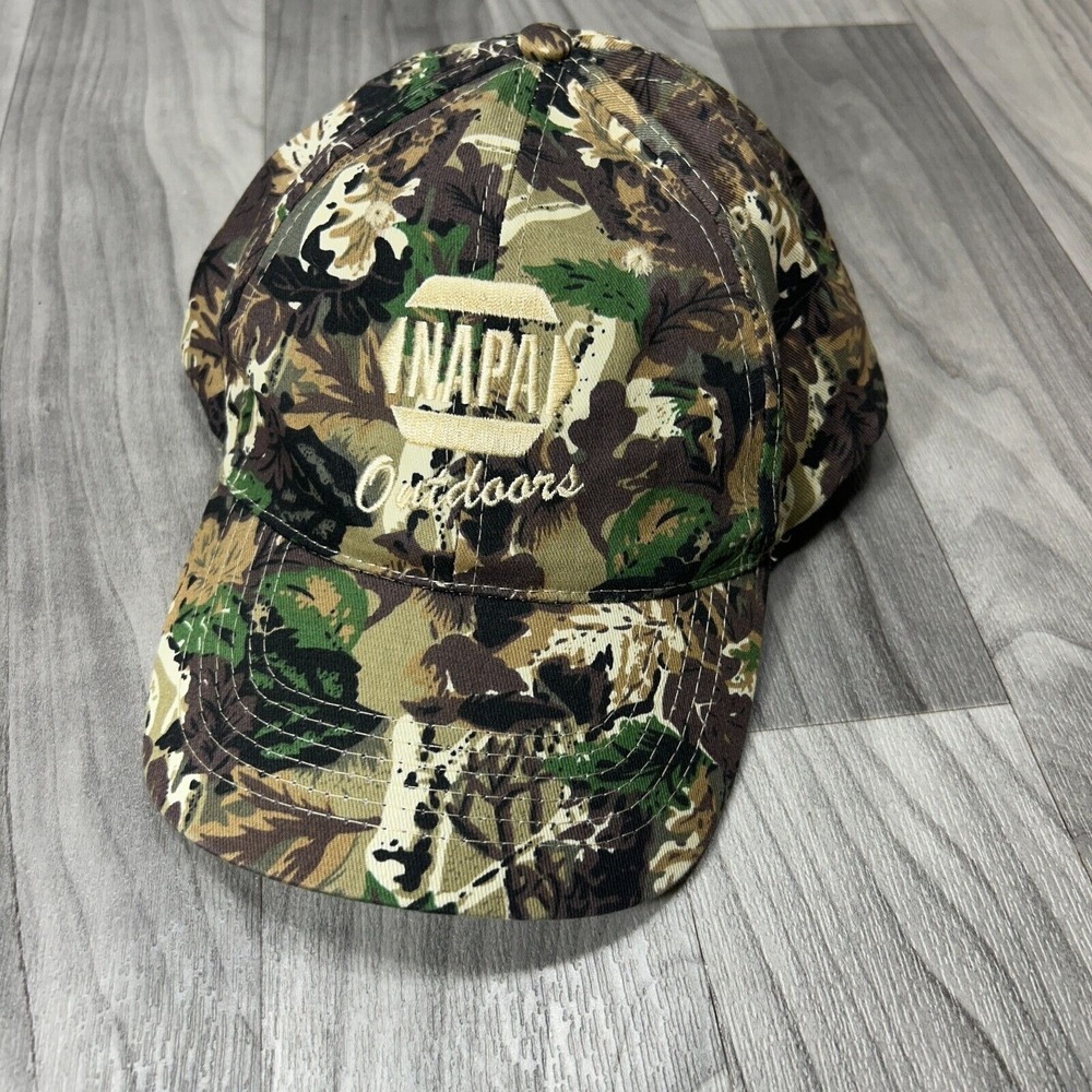 Napa Outdoor Hunting Fishing Baseball Cap Men OS Green Camouflage Adjustable Hat